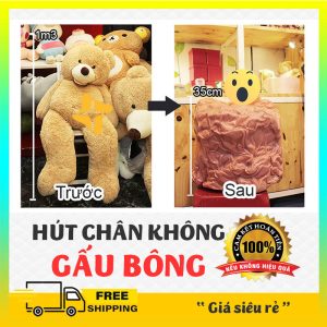 Hút chân không gấu bông